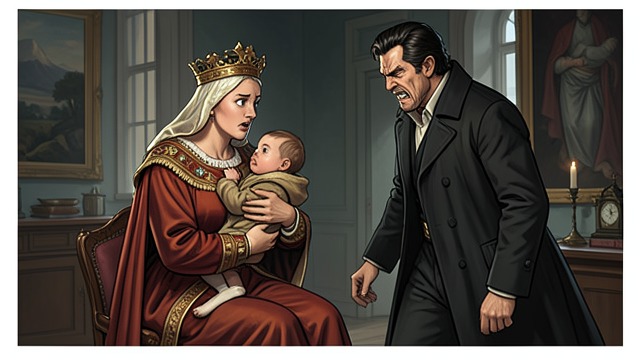 Fear at the Return from "Rumplestiltskin". Fear at the Return The relationship reverses Rumpelstiltskin returns not to provide help but to claim the baby.