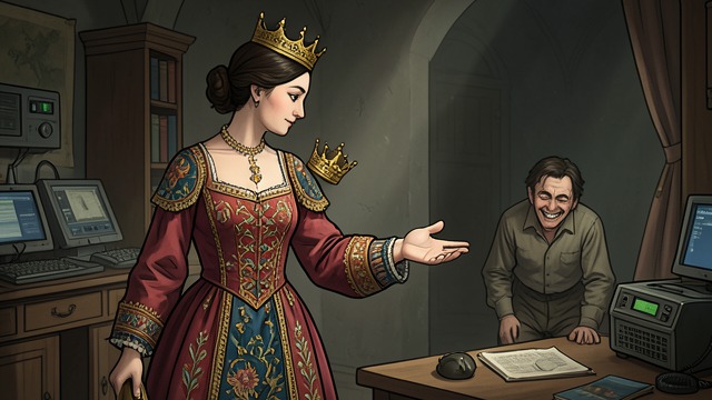 The Kingdom Offered from "Rumplestiltskin". The Kingdom Offered A counteroffer made in grief The queen offers all the wealth of the kingdom to be released from the bargain.