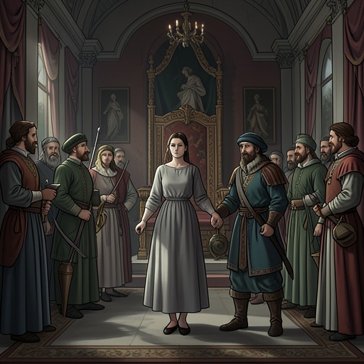 From Miller’s Daughter to Queen from "Rumplestiltskin". This flow traces the transformation of The Miller’s Daughter and Queen from a powerless young woman into a mother able to act within the court.