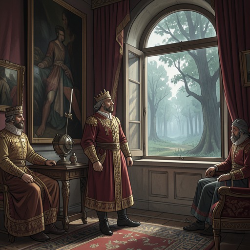 The King’s Appetite for Gold from "Rumplestiltskin". This flow follows The King’s movement from curiosity to acquisitive demands and the consequences of treating success as permission to demand more.