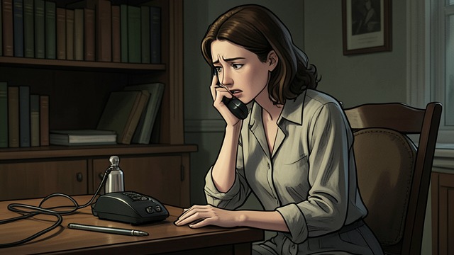 The Telephone Watch from "Simple Passion". The Telephone Watch Listening for A The narrator avoids noise and stays near the telephone lest A call.