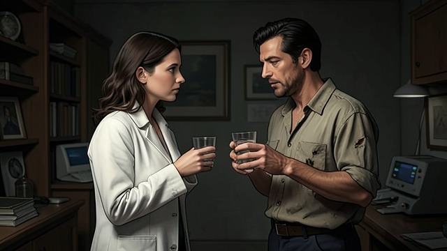 The First Water from "Stranger in a Strange Land". Curiosity Becomes Kinship An unplanned visit Gillian Boardman enters Smith’s room despite the prohibition on female visitors.