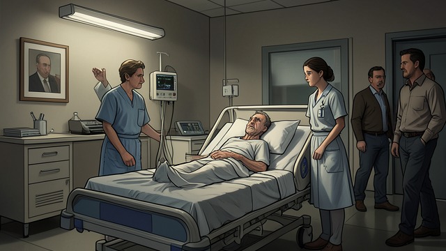 隐形病人,《不洁的血》中的场景。等待一位护士 关怀与漠然 让·弗洛里安分得清例行的临床照料与护士奥尔当丝发自真心的关怀;她努力减轻他的不适。其他人却在他面前说话、开玩笑,还认定他听不懂。 脆弱的依赖 他信任奥尔当丝会再问起电视机,也害怕失去唯一一次让别人明白自己的机会。他的依赖不只是身体上的,也依赖另一个人的耐心与想象力。