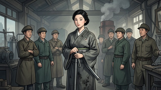 War and Displacement from "Memoirs of a Geisha". Survival Away from Gion Factory labor When Gion closes, Pumpkin is sent to work at a lens factory outside Osaka.