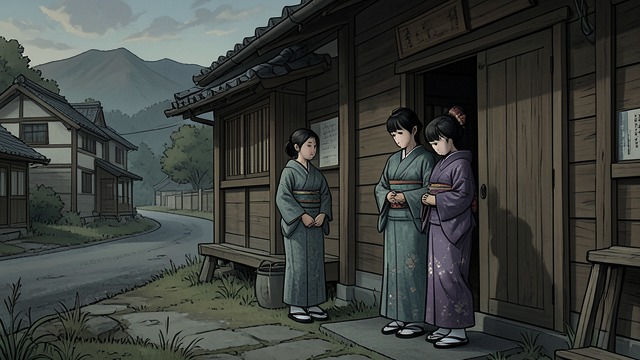 A Family Divided from "Memoirs of a Geisha". A Family Divided The sisters’ last home In Yoroido, Chiyo and Satsu share a precarious home as their mother’s illness worsens and their elderly father…