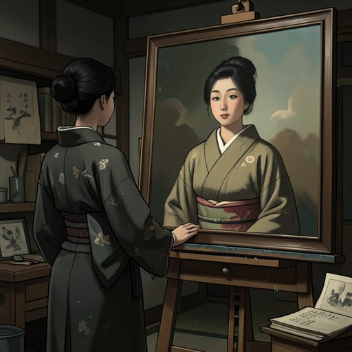 Art as a Path to Recognition from "Memoirs of a Geisha". This thread traces how Sayuri’s artistic training, her face as a subject for painting, and the discipline of performance help establish her public identity.