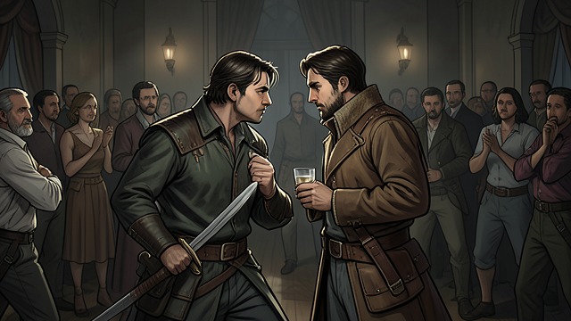 A Public Quarrel from "Eugene Onegin". A Public Quarrel Reputation intensifies conflict Lensky’s jealousy begins in a crowded fête, where a flirtation can be interpreted by witnesses as an affront.