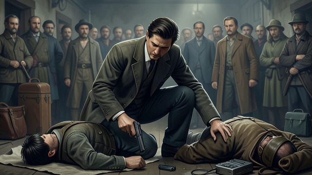 The Immediate Aftermath from "Eugene Onegin". The Immediate Aftermath Recognition at the scene Eugene stands over Lensky’s body, still holding the pistol.