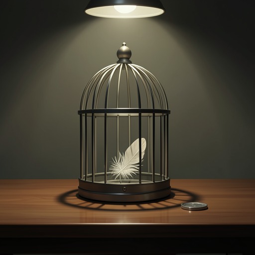 Objects That Carry Holly’s Memory from "Breakfast at Tiffany's". The birdcage and medal record two different forms of connection: a lasting gift from Holly and a small token she hopes to carry into an unknown future.