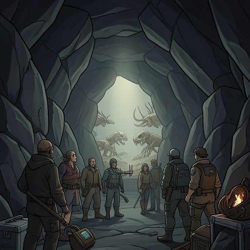 Deep Time Made Present from "A Journey to the Centre of the Earth". This thread traces how geological remains and living prehistoric organisms turn abstract scientific time into a tangible underground world.