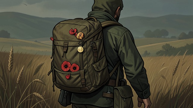 A Pack of Sweets from "Grey Bees". A Pack of Sweets A human detail in the field Sergeyich finds Red Poppy sweets in the dead soldier’s backpack, along with a small gold earring.
