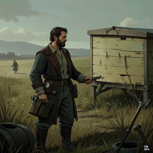 The Beekeeper Leaves the Grey Zone from "Grey Bees". Sergey Sergeyich’s devotion to his bees turns a life of wartime endurance into a journey away from his home and eventually back toward it.