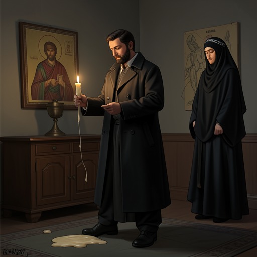 Candles Across Religious Boundaries from "Grey Bees". Sergeyich’s gift of beeswax candles becomes a gesture of solidarity whose meaning differs between Orthodox custom and Muslim mourning practice.