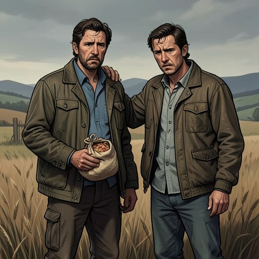 Sergeyich and Pashka’s Uneasy Friendship from "Grey Bees". The two neighbors move from inherited school rivalry to mutual care, then confront the loneliness created when Sergeyich leaves.