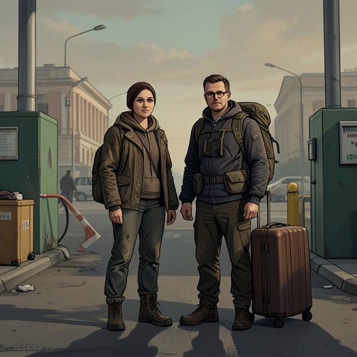 Helping Aisha Cross the Border from "Grey Bees". Sergeyich becomes Aisha’s escort and intermediary, helping her leave an oppressive situation for education and a possible new life in Ukraine.