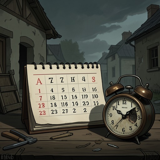 Pashka and the Calendar from "Grey Bees". The contrast between Pashka’s calendar and Sergeyich’s clock shows two incompatible ways of enduring a life emptied of normal routines.