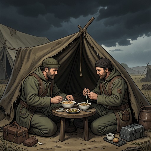 Pashka’s Wartime Bargains from "Grey Bees". Pashka’s apparent good fortune raises Sergeyich’s suspicions before shared danger and dependence restore their uneasy friendship.