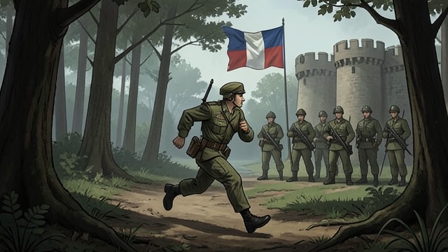 News from the North from "The Last of the Mohicans". Alarm Reaches the Camp Montcalm's Advance A runner reports that Montcalm is moving up Champlain with a substantial army.