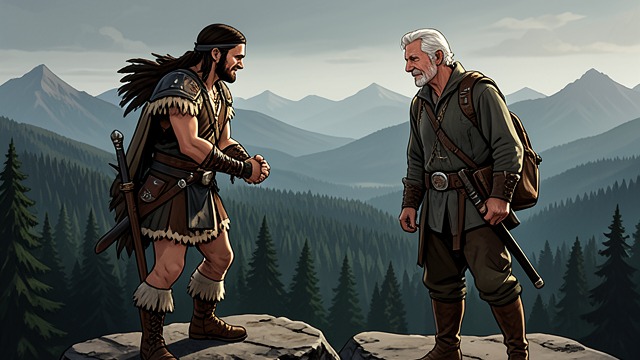 The Saved Officer from "The Last of the Mohicans". Courage at the Brink A Close Struggle Uncas fights the attackers alongside Hawkeye and Heyward.