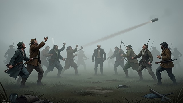 The Wrong Direction from "The Last of the Mohicans". The Wrong Direction Disorientation Shots and shouts surround the party, and fog makes the direction of the fort difficult to judge.
