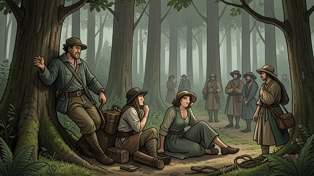 A Captive's Resolve from "The Last of the Mohicans". Loyalty in Captivity Choosing the sisters David explains that he could have tried to return to the English settlements, but chose to remain with the women.