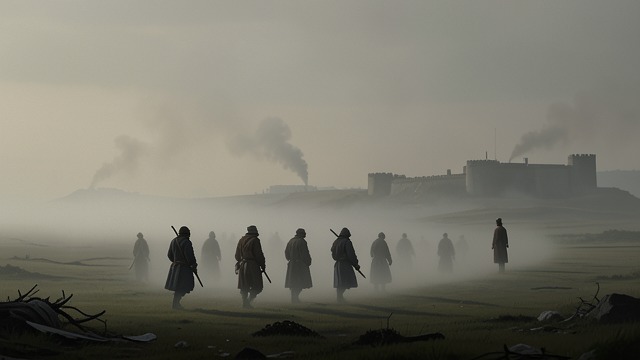 Fog over the Plain from "The Last of the Mohicans". Fog over the Plain Concealment becomes confusion Fog hides the party from the French but also obscures the fort, patrols, and direction.