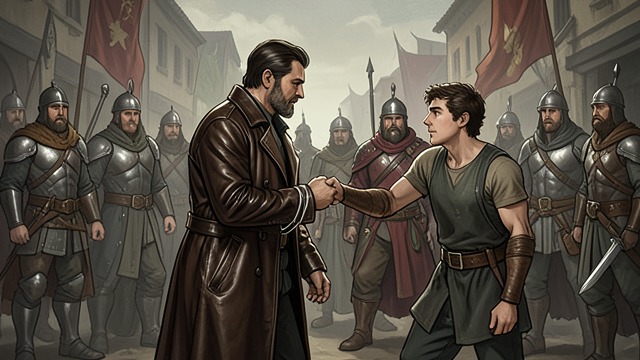 Uncas Frees Hawkeye from "The Last of the Mohicans". Roles Reversed Freedom returned Once his status is recognized, Uncas cuts the bonds from Hawkeye’s arms.