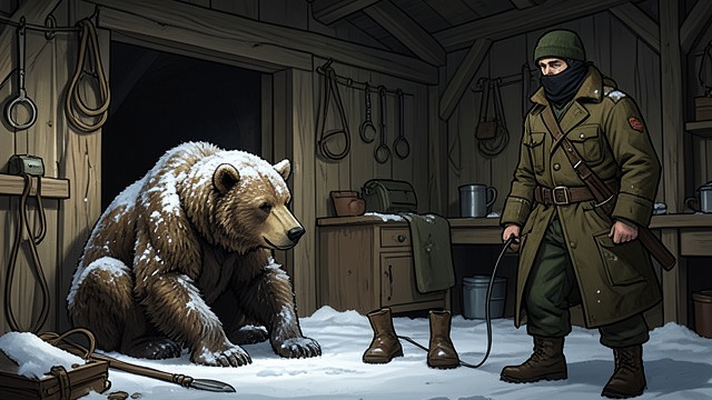 A Startling Reunion from "The Last of the Mohicans". Recognition Beneath the Fur Fear interrupted David prepares to defend himself with song when the bear enters his hut.