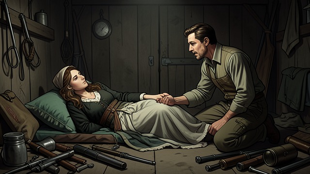 The Reunion with Alice from "The Last of the Mohicans". A Private Respite Alice found Duncan reaches Alice in a chamber filled with plunder from the fallen fort. She is frightened and weak, but relieved to see him.