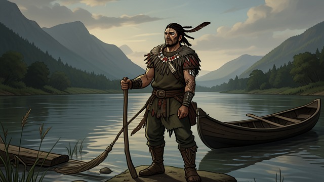 A Warrior's Defiance from "The Last of the Mohicans". Dignity Under Threat A Foreseen Defeat With ammunition gone and the canoe lost, Chingachgook prepares for death rather than plead for safety.