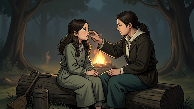 The Farewell Blessing from "The Last of the Mohicans". Love at the Threshold A last request Cora asks Hawkeye to ensure Alice reaches a safe settlement.