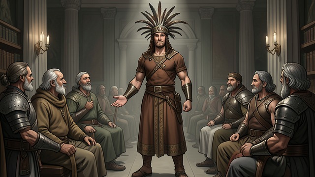 Magua’s Return to Authority from "The Last of the Mohicans". The Chief Recovered Anger under control Magua is freed and surveys the damage, but contains his immediate fury long enough to speak to the council.