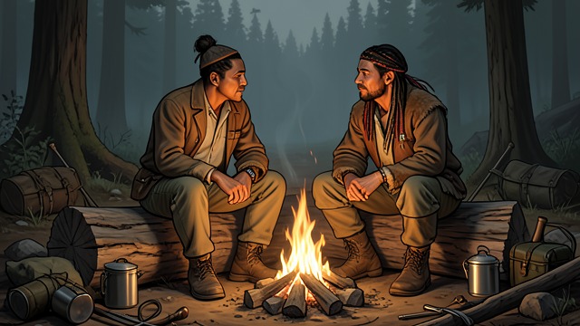 The Friend Who Remains from "The Last of the Mohicans". Loyalty Beyond Loss A promise kept Hawkeye stays with the Delawares after the other white survivors depart.