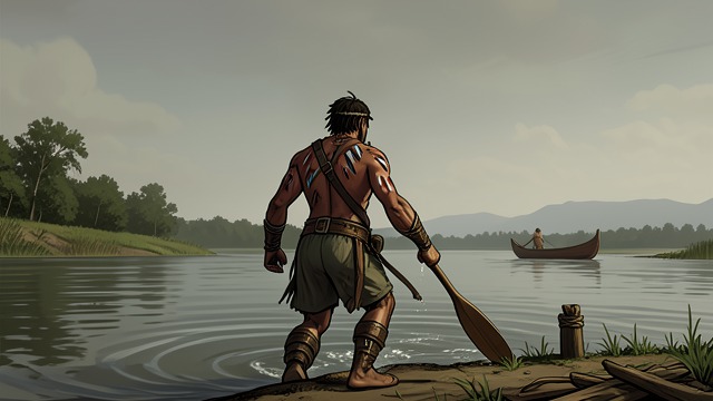 The Departure Downriver from "The Last of the Mohicans". Survival for the People Left Behind An Altered Decision Chingachgook accepts Cora's argument that escape may preserve a chance to save the sisters.