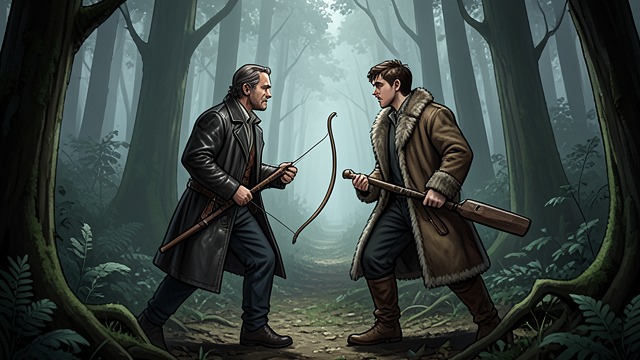 Partners in Danger from "The Last of the Mohicans". Companions in the Forest Trust earned through action Hawkeye and Uncas move together through danger, each relying on the other’s judgment and ability.