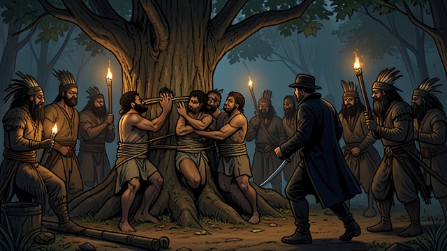 The Hilltop Approach from "The Last of the Mohicans". The Hilltop Approach Captives in danger The party finds Heyward, Cora, Alice, and David bound while the Hurons prepare torture.