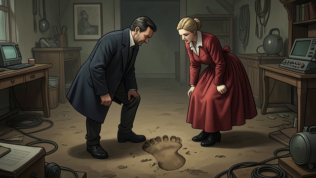 Magua's Footprint from "The Last of the Mohicans". Identifying the Captor Distinctive evidence The scout and Chingachgook compare the moccasin print with earlier tracks and identify Magua.