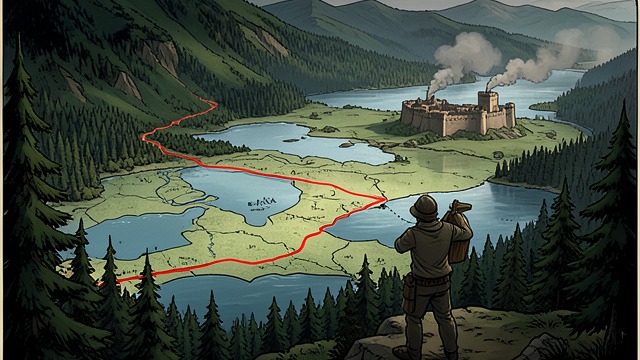 A War for the Frontier from "The Last of the Mohicans". A Contested Corridor Strategic Geography The lakes and portage connect the French north to the British frontier.