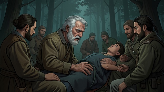 The Father’s Silence and Speech from "The Last of the Mohicans". A Voice Nearly Lost Silence before expression Chingachgook remains fixed on his son’s body while others speak.