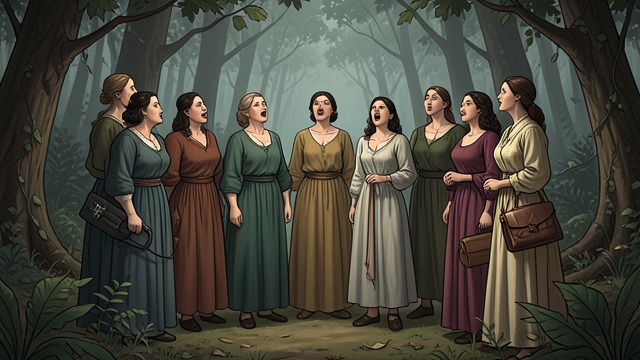 The Women Begin the Story from "The Last of the Mohicans". Mourning Becomes Narrative Praise in sequence Delaware women take turns praising Uncas and addressing Cora.