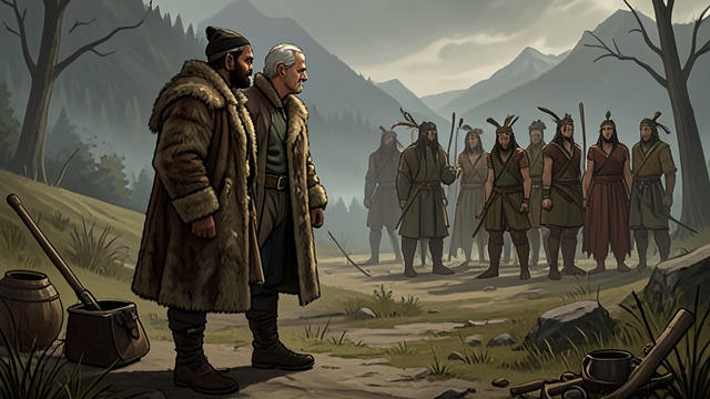 A Small Surviving Lineage from "The Last of the Mohicans". A Small Surviving Lineage Loss made personal Hawkeye says only Chingachgook and he remain from an earlier group of companions.