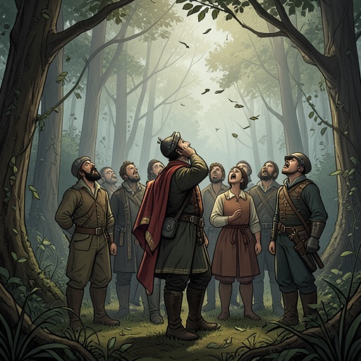 Memory, Story, and the Dead from "The Last of the Mohicans". This thread follows how songs, funeral speeches, and later recollections preserve the dead while reshaping the meaning of the conflict.