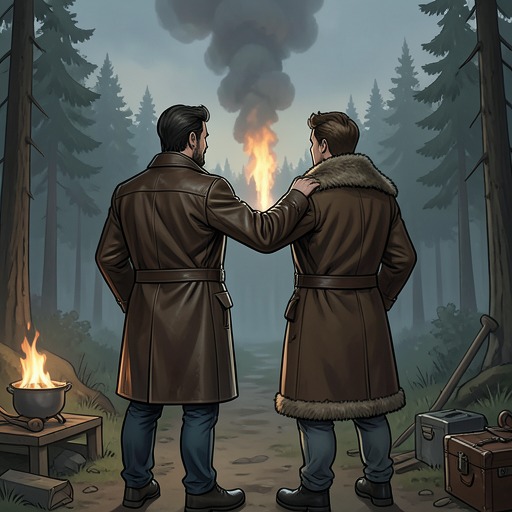 Hawkeye and Uncas’s Comradeship from "The Last of the Mohicans". This thread follows Hawkeye’s affection for Uncas from shared danger through rescue efforts to the scout’s grief at his death.