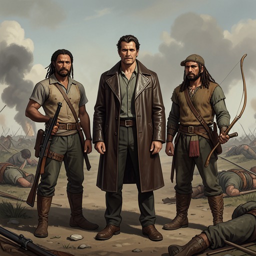 Hawkeye’s Loyalty to His Companions from "The Last of the Mohicans". This thread follows Hawkeye’s practical leadership and deepening loyalty to Uncas and Chingachgook through battle and bereavement.