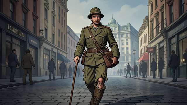 A Veteran Returns from "Dead Souls". A Veteran Returns Wounds Without Provision Captain Kopeikin returns from the campaign having lost an arm and a leg.