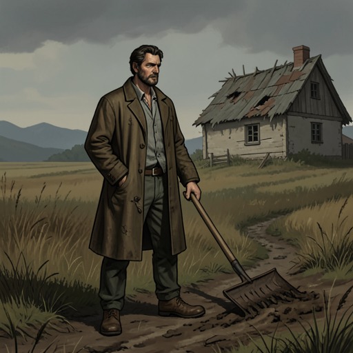 Khlobuev Between Ruin and Purpose from "Dead Souls". This flow traces Khlobuev’s financial decline, the sale of his estate, and Murazov’s attempt to redirect his life toward service.