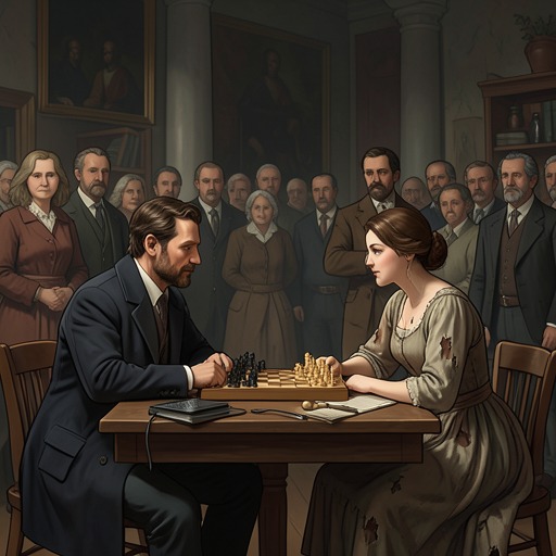Nozdrev’s Unstable Friendship from "Dead Souls". This flow traces Nozdrev’s rapid intimacy with Chichikov, their failed bargain, the near-violent chess game, and the later public exposure.