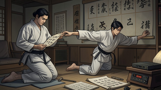 寺尾孫之丞与传承之业,《五轮书》中的场景。未竟的传承 读者的职责 宫本武藏告诫学习者,每次研习一项,并在交锋中检验所学。兵法之道并非靠被动占有,而是通过有纪律的实践得以传承。 活的传统 只有后来的修习者守护教诲中根本的判断,而非照搬表面的招式,这种教诲才能超越作者而长存。