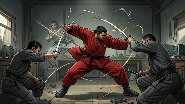 扰乱敌人心志,《五轮书》中的场景。变化多端的动作 虚晃与反击 宫本武藏描述了如何将突刺、斩击和佯装进攻结合起来,使对手无法确定接下来会发生什么。困惑会扰乱敌人建立可靠应对方式的能力。 通往胜利之路 变化多端只有在服务于目的时才有价值,而非徒具装饰。一旦对手失去决心,战略家便可利用其节奏被打乱的时机。
