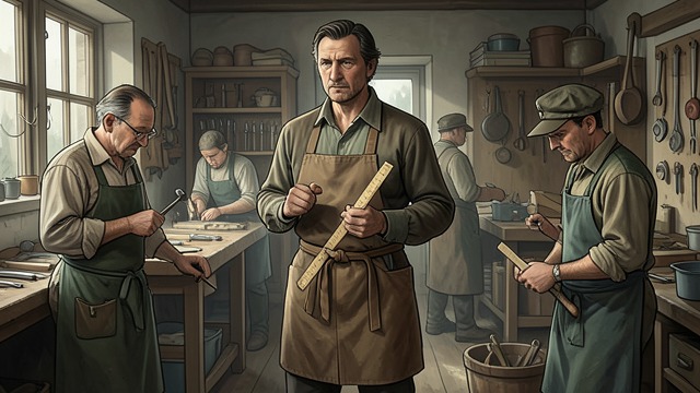 Lessons from Carpentry from "The Book of Five Rings". A Craft Analogy Plans and Materials The commander is compared to a master carpenter who understands plans, materials, and the abilities of workers.